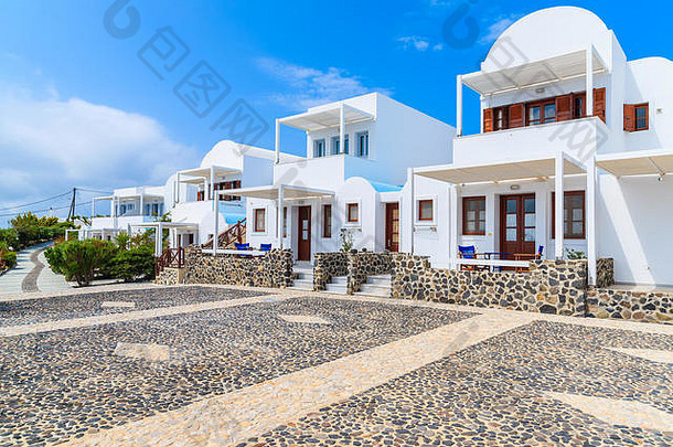 传统的假期公寓建希腊风格imerovigli绒毛圣托里尼岛岛希腊
