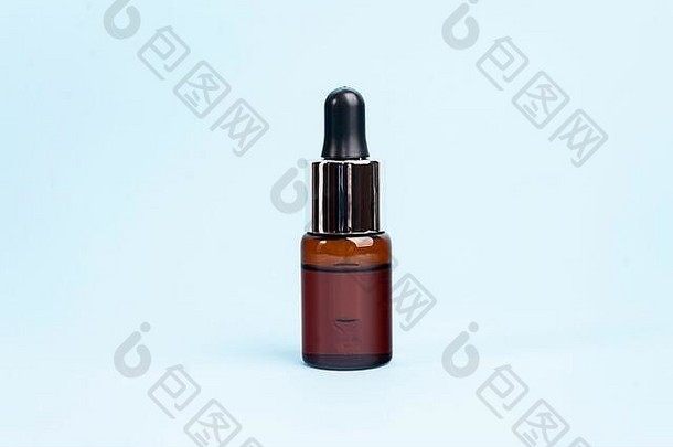 Herbal石油瓶香气下降玻璃至关重要的自然石油脸身体有机极 简布局