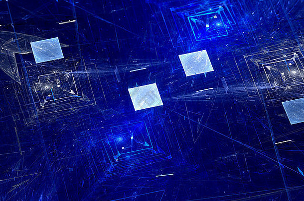 技术未来蓝色的广场网络空间电脑生成的摘要<strong>背景</strong>
