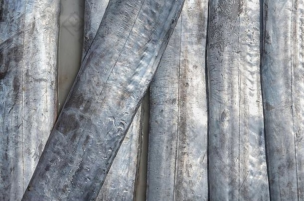 知道鱼细节鱼市场essaouira摩洛哥摘要食物背景图像
