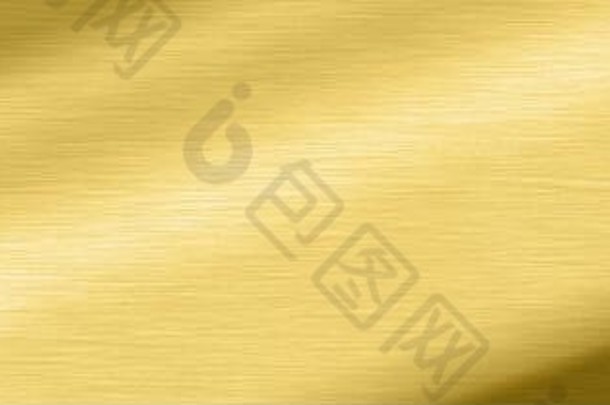 宽闪亮的光滑的行金属黄金颜色背景明亮的古董黄铜板铬全景纹理概念简单的青铜箔面板硬背景
