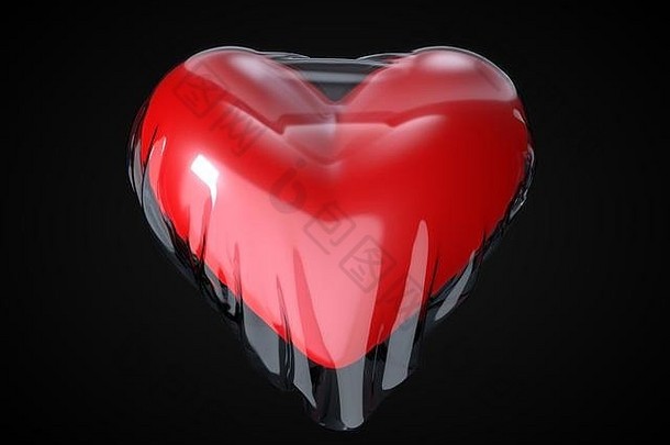 品牌红色的心包情人节一天插图