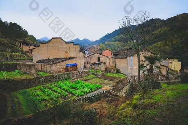 农村景观中国的传统的历史村