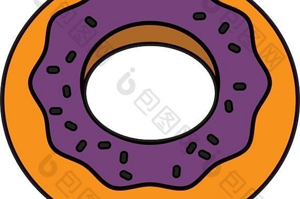 甜甜圈图标图像