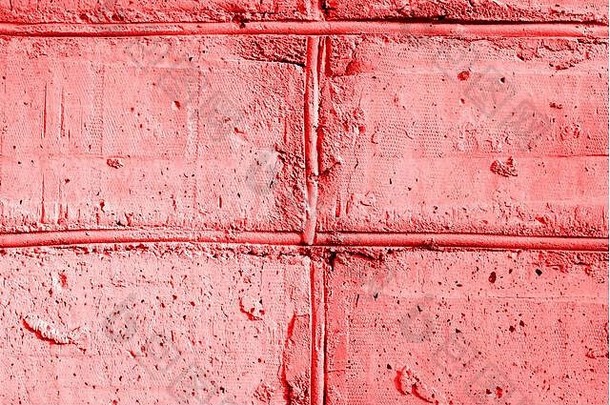 画砖墙纹理关闭摘要背景红色的颜色健美的
