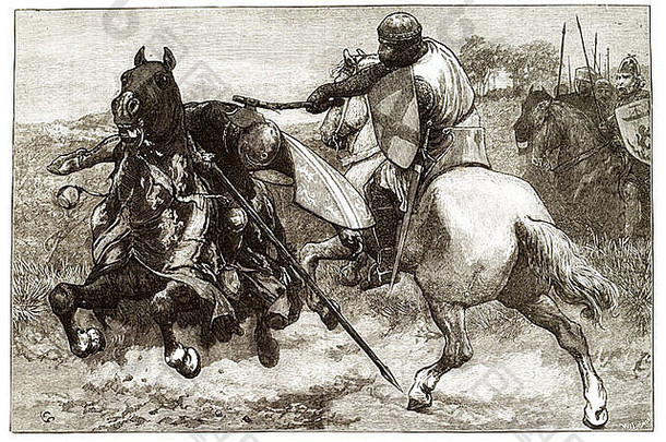 死亡先生亨利博洪王罗伯特。布鲁斯8战斗骑士杀杀了斧马负责<strong>英语</strong>英格兰战斗场battlef