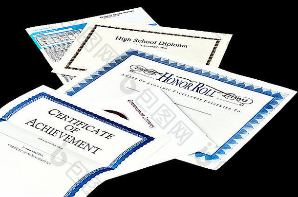 教育文档包括坐报告高学校文凭荣誉卷识别commencemnent程序证书