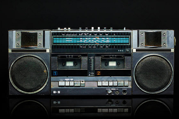 广播盒式磁带立体声扬声器