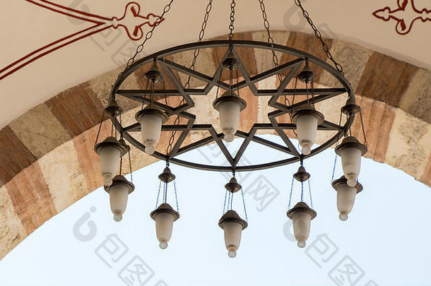 奥斯曼帝国风格天花板灯室内装饰