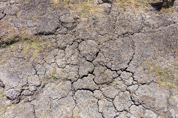 干地球裂缝干旱土壤表面背景环境迹象气候改变全球气候变暖