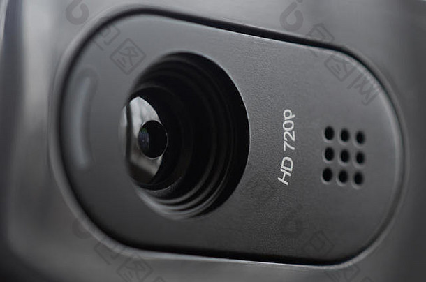 现代网络相机安装身体平屏幕<strong>监控设备</strong>视频沟通记录高质量视频