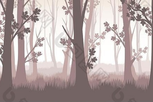 森林《暮光之城》插图