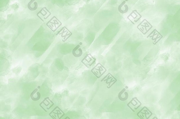 新鲜的绿色画水彩挂毯模式常规的大理石的结构