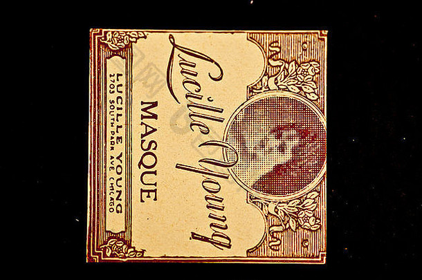 古董处方药物标签