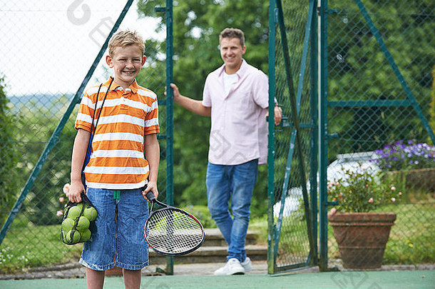 父亲下降儿子网球教训