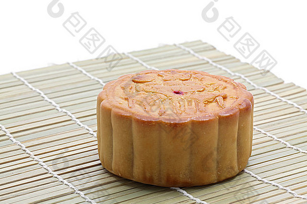 月亮蛋糕传统的甜点秋天节日中国