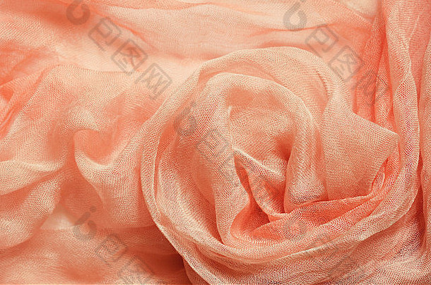 桃子丝绸背景轮布料