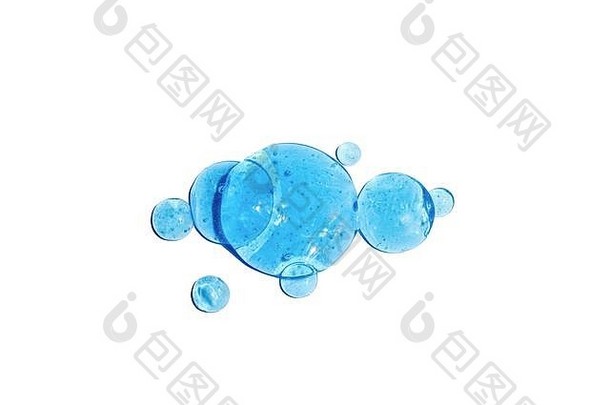 水纹理泡沫透明质酸酸化妆品过来这里过来这里纹理泡沫蓝色的背景