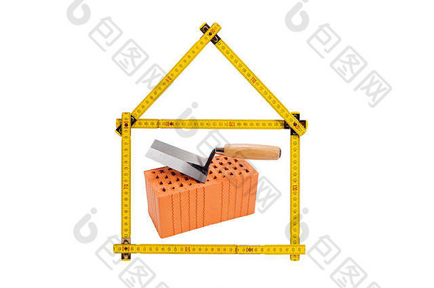标志房子建设公司砖折叠规则