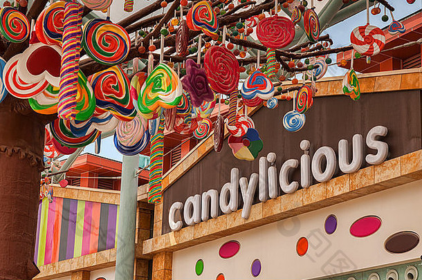 candylicious标志商店sentosa岛新加坡