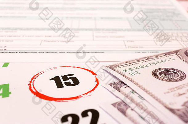 日历收入税形式显示税一天申请4月