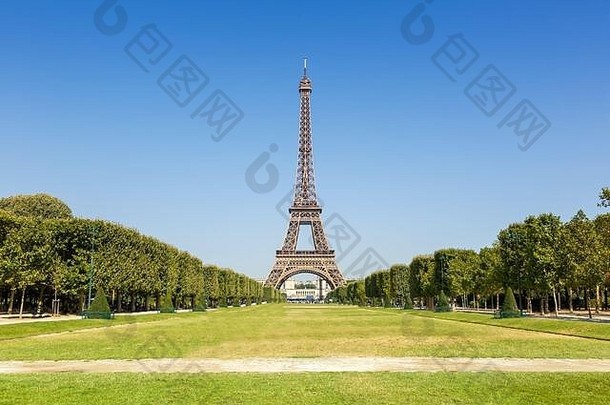 巴黎埃菲尔铁塔塔法国旅行旅行具有里程碑意义的视线