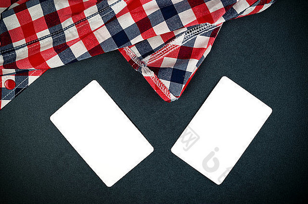 空白垂直业务卡片圆形的角落空复制空间模拟设计衣服行业