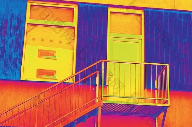 平房子冷周围扫描热颜色丰都规模基础设施温度记录照片