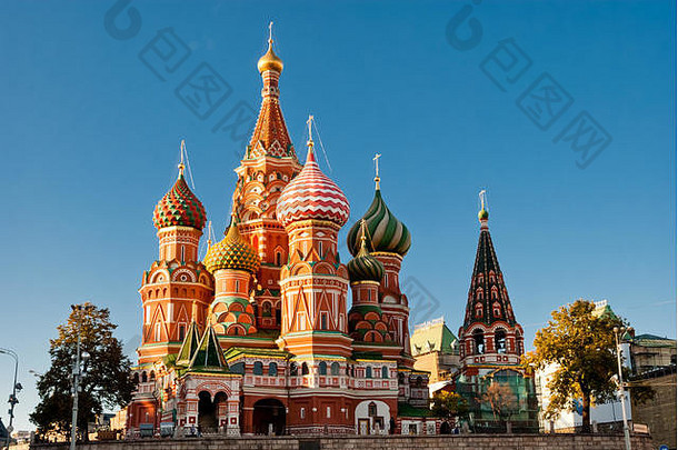 罗勒大教堂红色的广场莫斯科