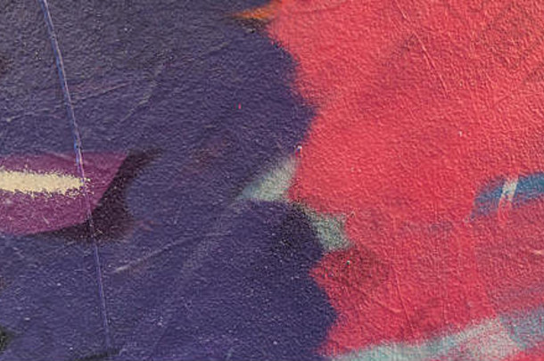 色彩斑斓的涂鸦绘画墙街艺术横幅背景