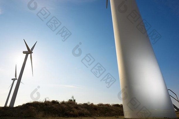 风车电权力<strong>生产</strong>日落pozuelo阿拉贡萨拉戈萨阿拉贡西班牙