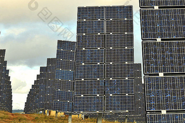 太阳能权力农场太阳能权力公园复杂的这些拱门纳瓦拉西班牙