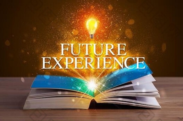 未来经验登记未来开放书教育概念