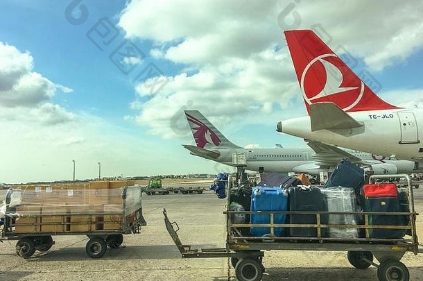 土耳其航空公司空中客车公司出租车阿塔土尔克国际机场机场服务伊斯坦布尔最大的机场