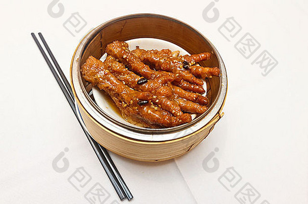鸡脚受欢迎的中国人菜服务森林总和中国人早午餐