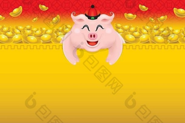可爱的猪的图像中国人一年一年猪