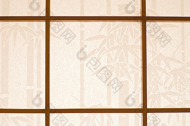 木窗口日本纸