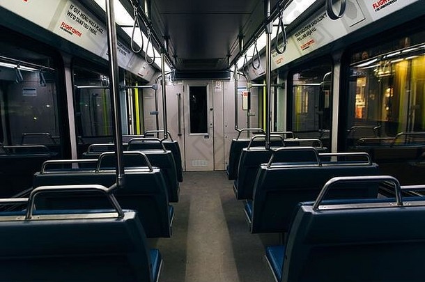 室内地铁火车车卡尔加里地铁系统加拿大