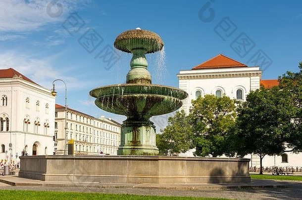喷泉路德维希马克西米利安大学慕尼黑