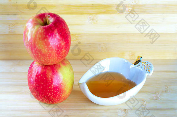 蜂蜜苹果木表格背景
