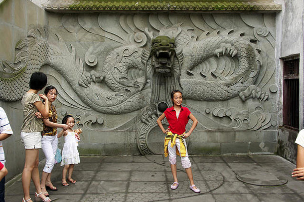 龙墙磁池口古老的小镇保存部分重庆中国