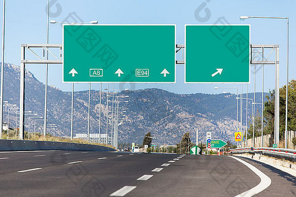 高速公路路标志