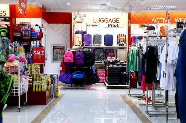 泰泰黎萨菲律宾1月宽各种衣服时尚配件显示内部商业购物购物中心