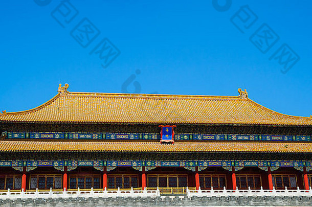 寺庙被禁止的城市北京中国