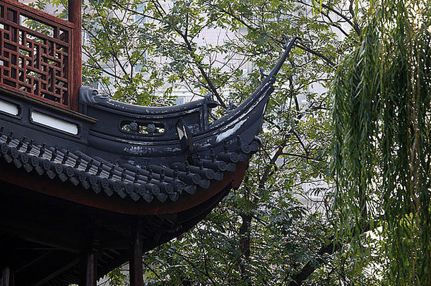 中国人屋顶细节上海中国
