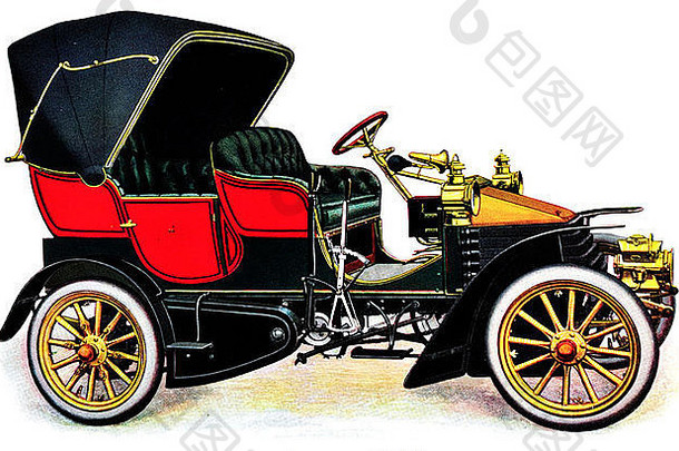爱德华七世时代时代汽车车标致车