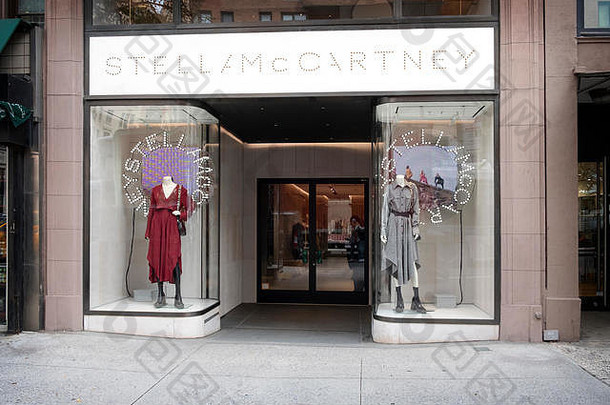 外<strong>时尚</strong>的斯特拉麦卡特尼商店麦迪逊大道上东一边曼哈顿纽约城市