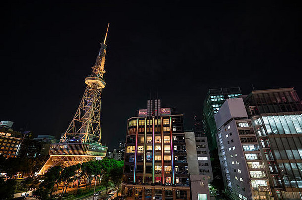 塔晚上名古屋日本