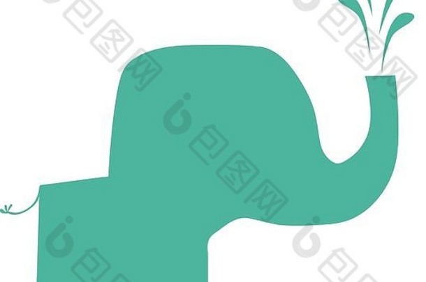大象轮廓图标