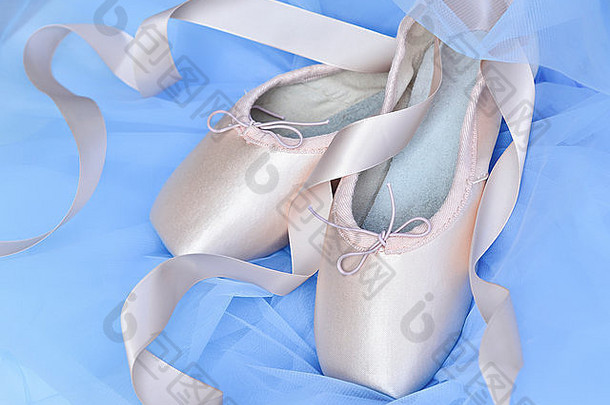 芭蕾舞鞋子<strong>蓝色</strong>的图图
